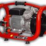 Draagbare compressor 10 bar bij Tacker Plaza